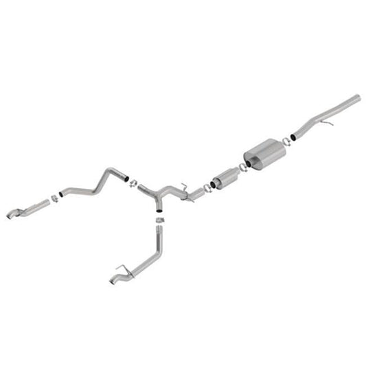 Borla 140773 Borla Exhaust BRL140773 147 in. Cat-Back Exhaust Systems for 2019 Chevrolet Silverado & Sierra 1500 6.2L V8 At 2 Plus 4WD