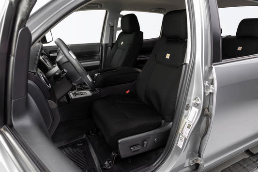 Covercraft GTT1028ABCOBK Covercraft 11-24 Toyota 4Runner Carhartt Super Dux PrecisionFit Custom Front Row Seat Covers - Black