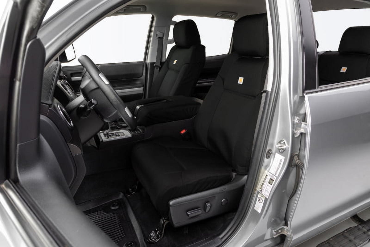 Covercraft GTF4351COBK Covercraft 23-24 Ford Super Carhartt Super Dux PrecisionFit Custom Second Row Seat Covers - Black