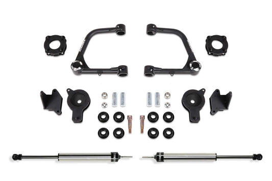 Fabtech K7089DL 3' Uca Kit W/Uniballs & Fr Shk Spcr