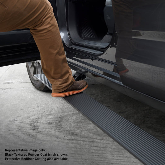 Go Rhino! 20444587T Go Rhino 22-23 Toyota Tundra CrewMax Cab 4dr E-BOARD E1 Electric Running Board Kit - Bedliner Coatng