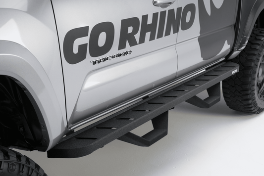 Go Rhino! 6340478720PC Go Rhino 6340478720PC RB10 Running Boards with Mounting Brackets, 2 Pairs Drop Steps Kit For 14-19 Silverado 3500 HD, Sierra 2500 HD, Silverado 1500, Silverado 2500 HD, Sierra 1500, Sierra 3500 HD