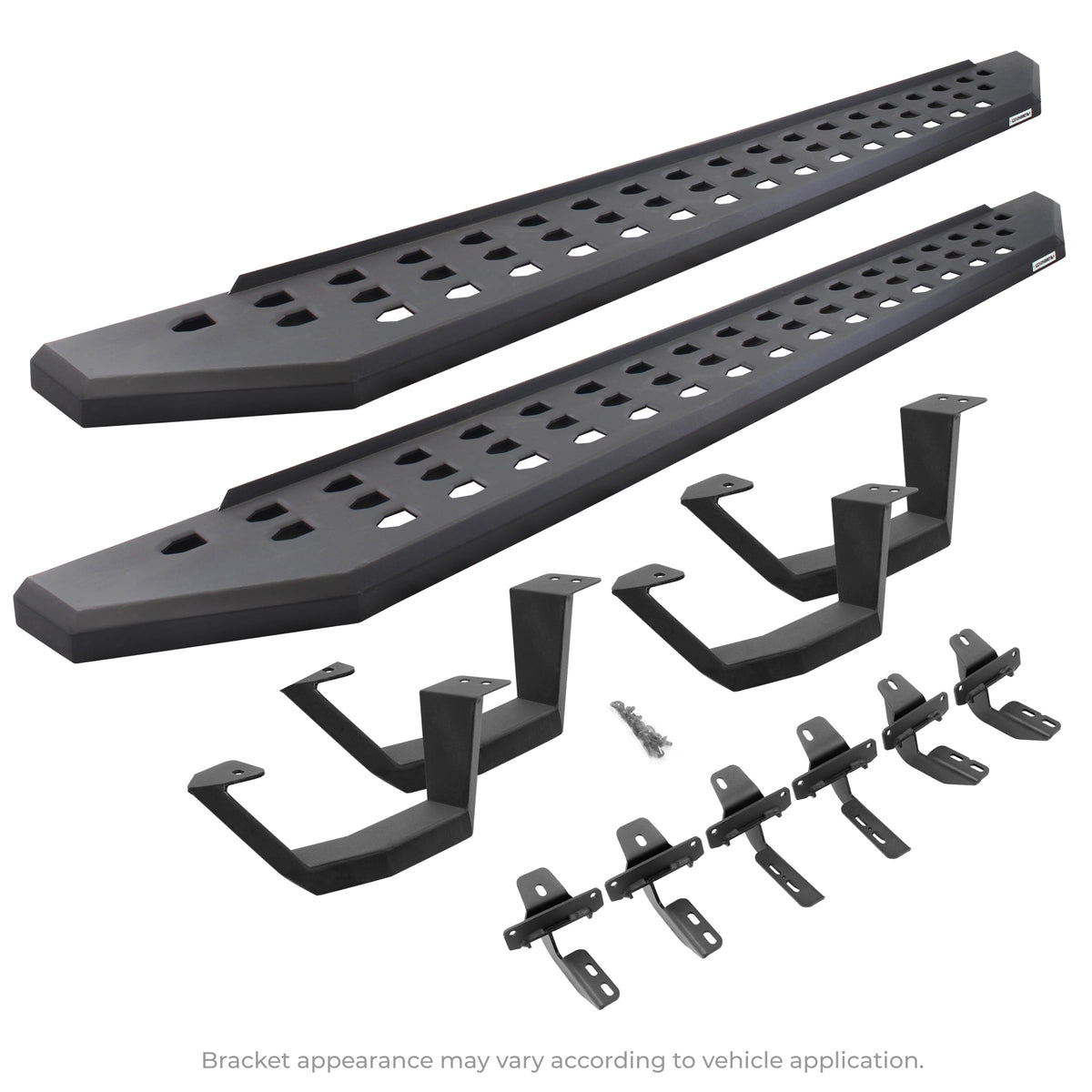 Go Rhino! 6943068020PC Go Rhino 6943068020PC RB20 Running Boards with Mounting Brackets, 2 Pairs Drop Steps Kit For Ram 19-24 1500 (Extended Cab Pickup)