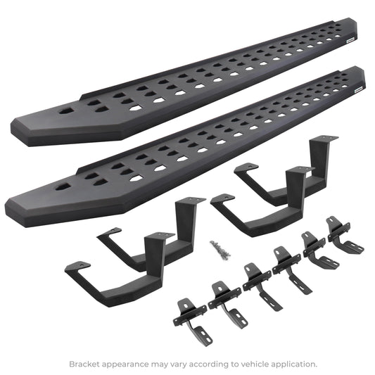 Go Rhino! 6943068020PC Go Rhino 6943068020PC RB20 Running Boards with Mounting Brackets, 2 Pairs Drop Steps Kit For Ram 19-24 1500 (Extended Cab Pickup)