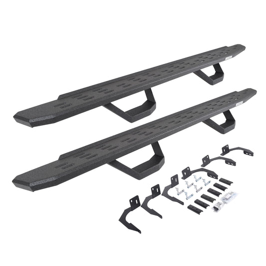 Go Rhino! 6960998020T Go Rhino RB30 Drop Step Running Boards Fits 2009-2014 Ram 1500, 2010-2014 (6960998020T)