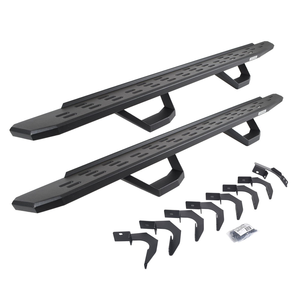 Go Rhino! 6962358020PC Go Rhino 6962358020PC RB30 Running Boards with Mounting Brackets, 2 Pairs Drop Steps Kit For Chevrolet 15-24 Colorado, GMC 15-24 Canyon (Crew Cab Pickup)