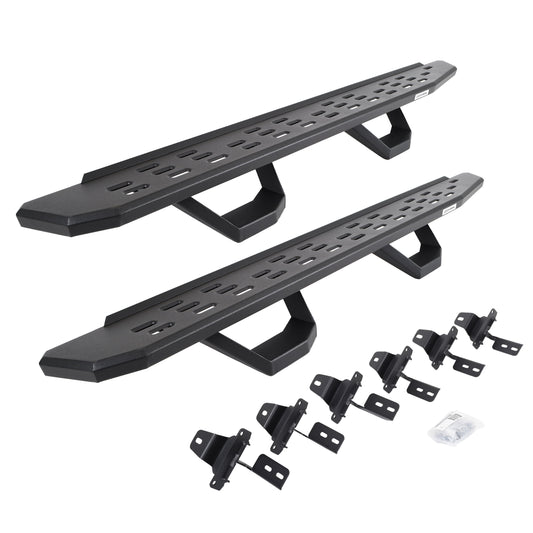 Go Rhino! 6965067320PC Go Rhino 6965067320PC RB30 Running Boards with Mounting Brackets, 2 Pairs Drop Steps Kit For Jeep 18-24 Wrangler Fits select: 2018-2019,2021 JEEP WRANGLER UNLIMITED