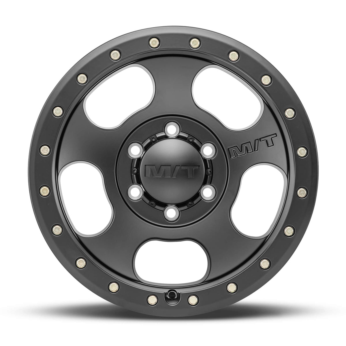 Mickey Thompson 226100591 1 Mickey Thompson 20x9 8X6.50 +00 Canyon Pro Black Satin Black with Zinc Bolts Wheel Rim