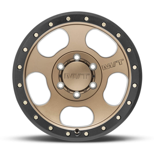 Mickey Thompson 226100600 1 Mickey Thompson 17x9 6X5.50 -12 Canyon Pro Bronze Satin Bronze with Black Lip Wheel Rim