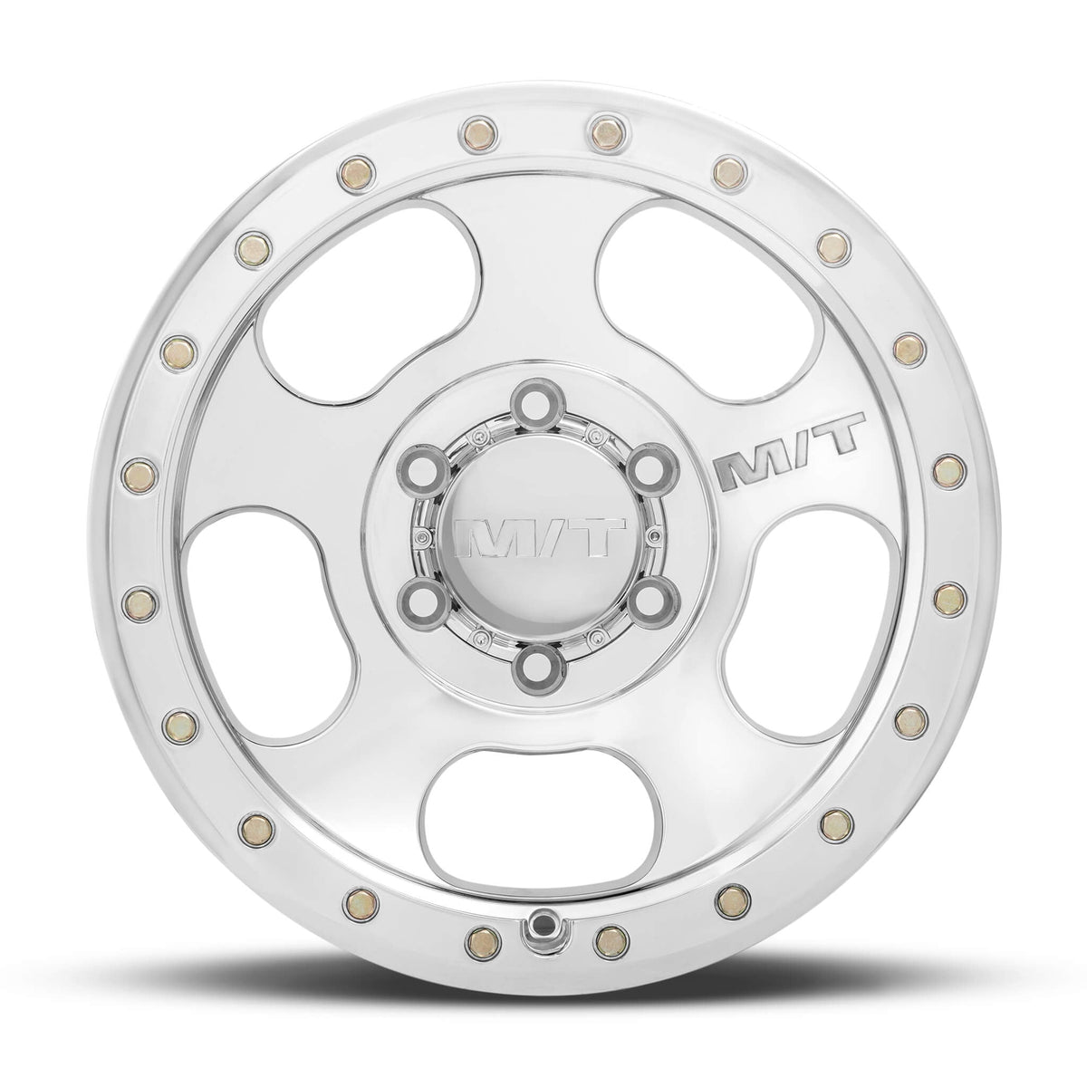 Mickey Thompson 226100435 1 Mickey Thompson 17x9 8X170 +00 Canyon Pro Polished Polished with Zinc Bolts Wheel Rim