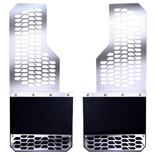 Putco 78050 Putco Mud Skins; Polished Ss Fits Ford Su - 78050 Fits select: 2011-2016 FORD F250, 2011-2016 FORD F350