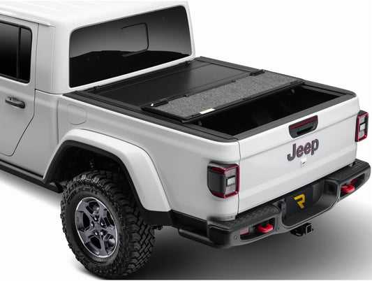 Undercover UX52013 RealTruck UnderCover Ultra Flex Hard Folding Tonneau Cover Fits 2016-2025 Nissan Titan w/ track system 5'7" Bed (67")