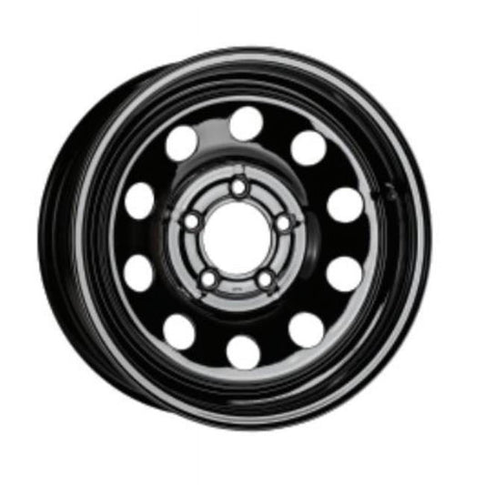 Taskmaster Components MX560655BM1BX Taskmaster MX560655BM 15 x 6 in. 60 deg Conical Seat Lug Wheel, Black