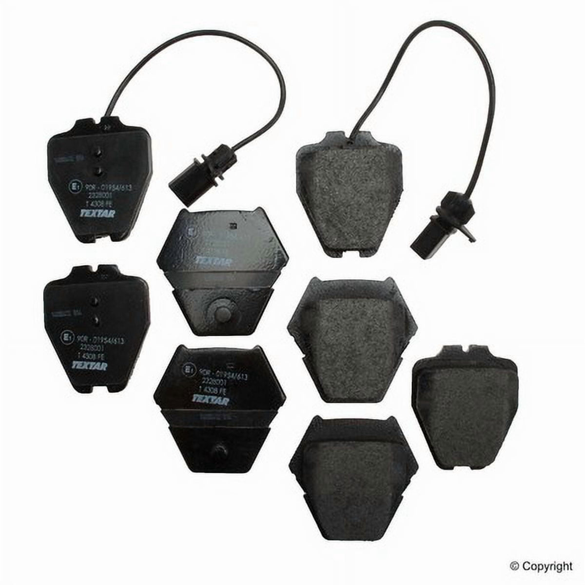 Textar Textar 23280 01 Disc Brake Pad For Volkswagen Water