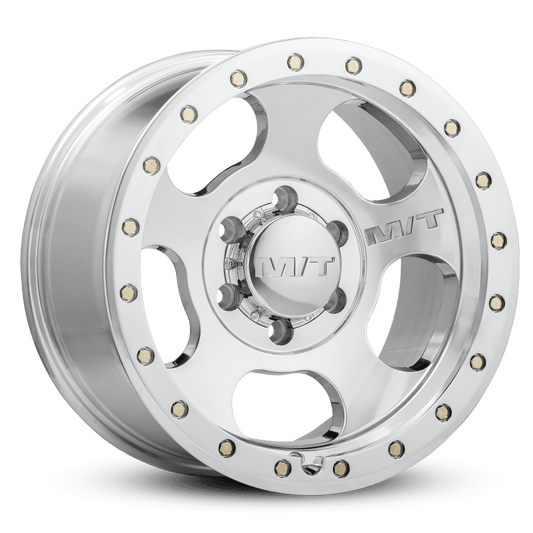 Mickey Thompson 226100432 1 Mickey Thompson 17x9 6X5.50 +00 Canyon Pro Polished Polished with Zinc Bolts Wheel Rim