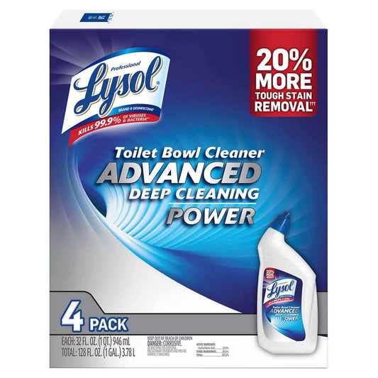 Lysol Lysol Advanced Toilet Bowl Cleaner, 32 oz, 4-Pack