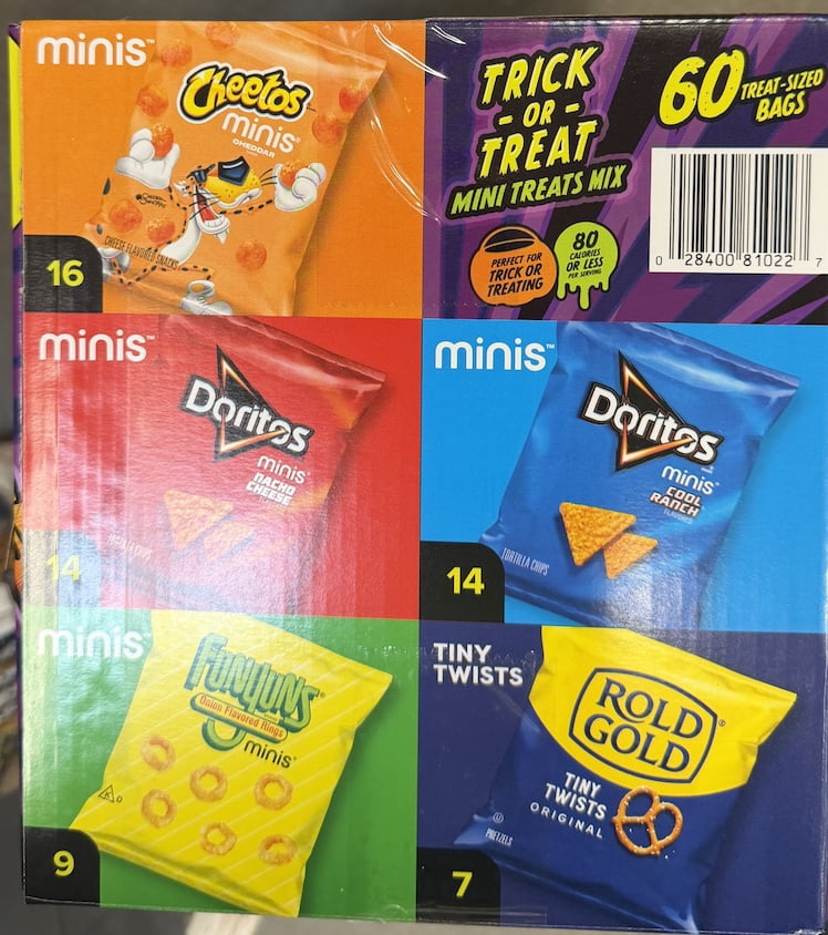 Frito-Lay Frito-Lay Mini Treat Size Halloween Snack Variety Pack, 60 Count