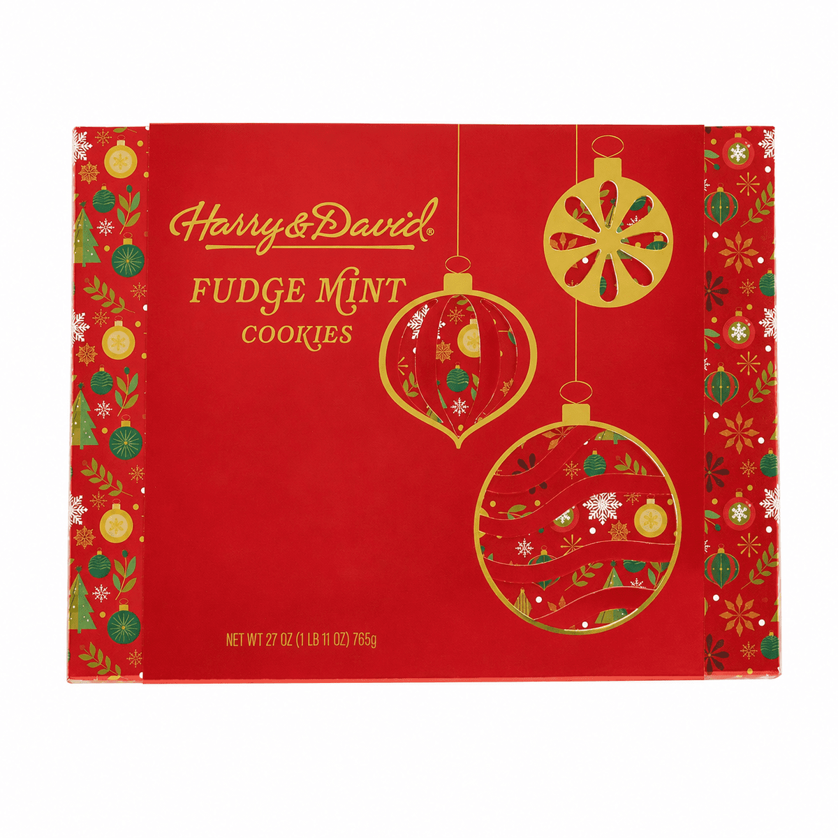 Harry & David Harry & David Fudge Mint Cookies, Chocolate-Coated Mint Cookies, Holiday Gift Box, 27 oz